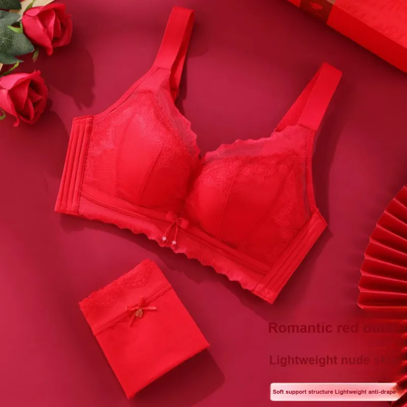 ALDOLA Underwear Set Women's Red-2