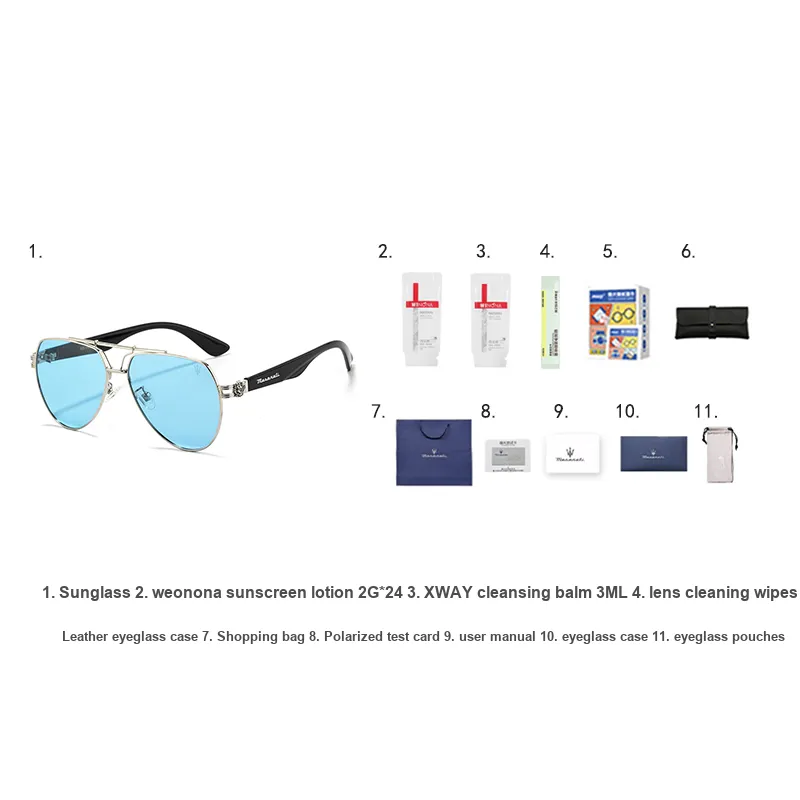Maserati Irregular Shape Sunglasses Unisex-26