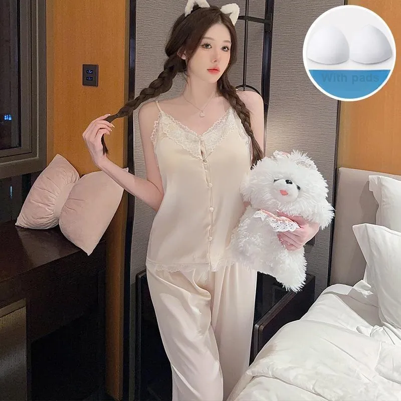 Sleeping Beauty Pajama Set Women's Skin-3