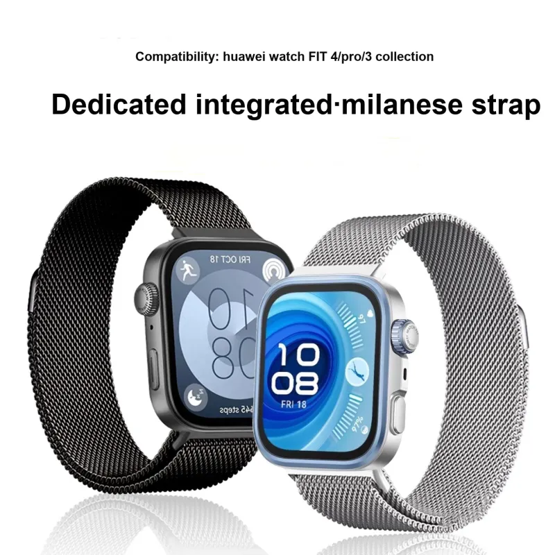 MUZHITIANKONG Compatibility With Huawei Watch Fit 4 Wristband Huawei Compatibility Watch Band Metal-5
