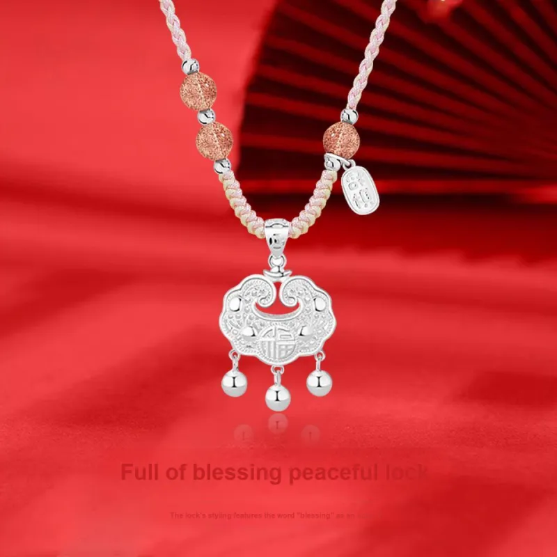 MGS Sterling Silver Necklaces Women's-17