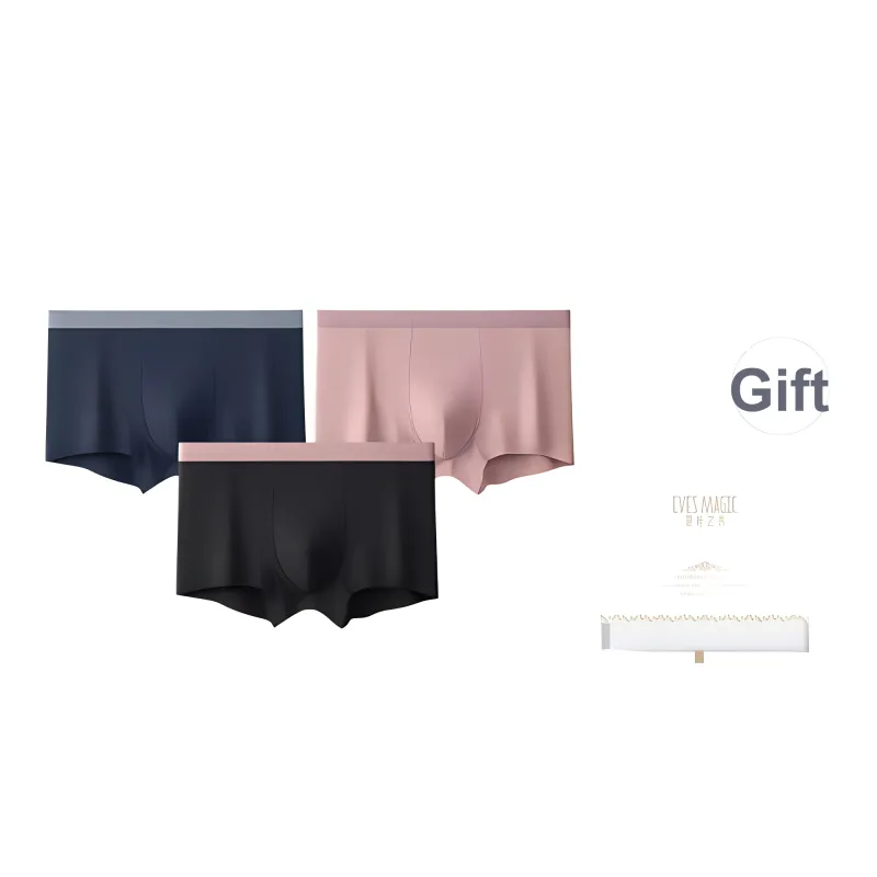 XIA.WA.ZHI.XIU Underpants Men's 3 Pack Gift Box Set-10