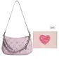 Pink+Pearl Chain+Long Strap+Heartbeat Box Limited Edition