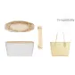 Cream Yellow Two-Piece Set[Beige Liner+Yellow Shoulder Pads]