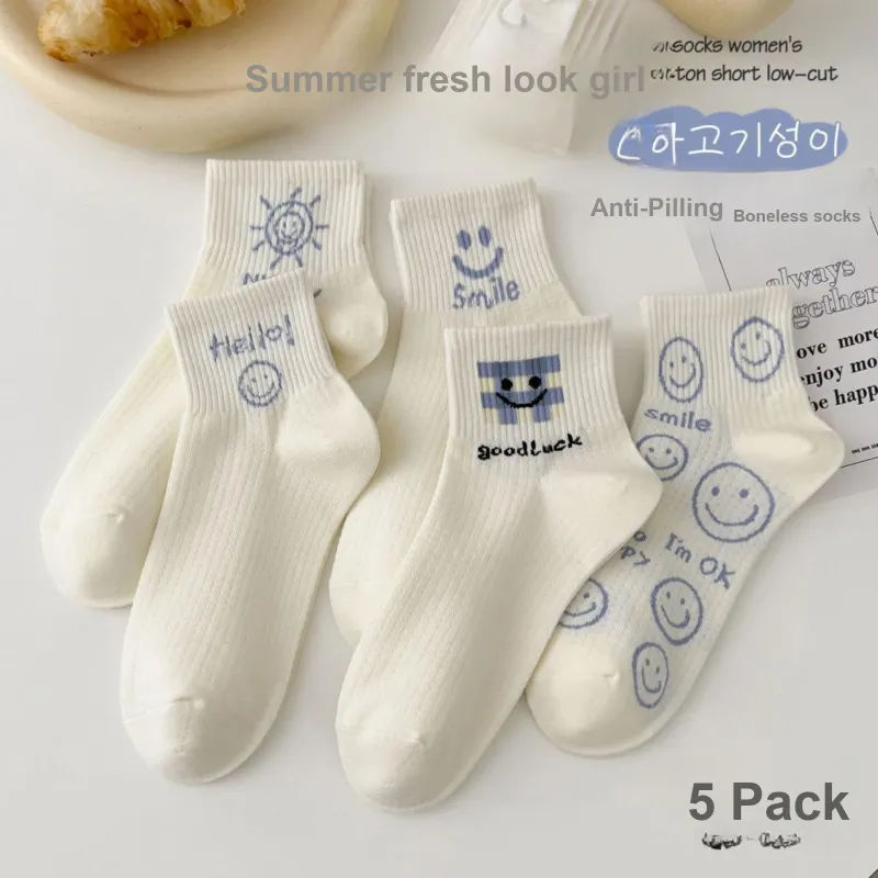 XXLLG Ankle Socks Women's 5 Pack-2