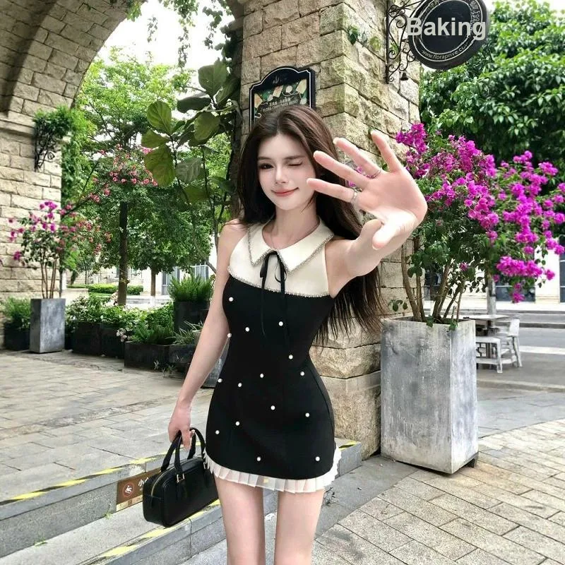 SKYA Sleeveless Dresses Women's Black-4