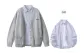 2 Pack (Light Gray+Blue White Stripes Shirt)