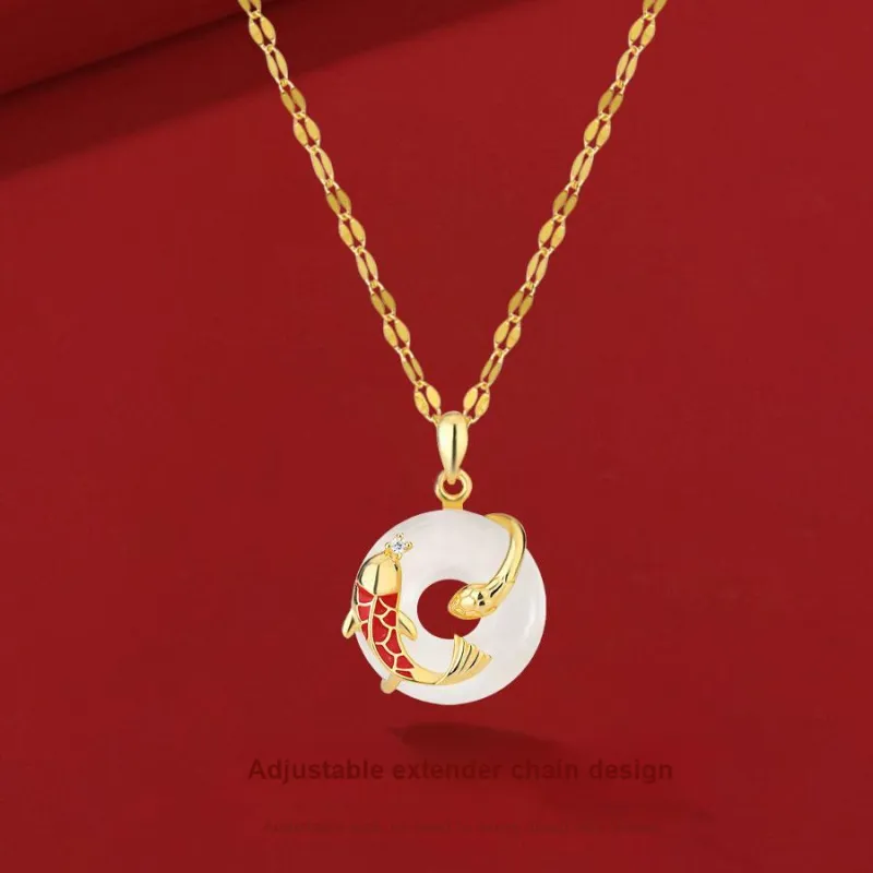 Master Kim Chalcedony Necklaces Women's-4