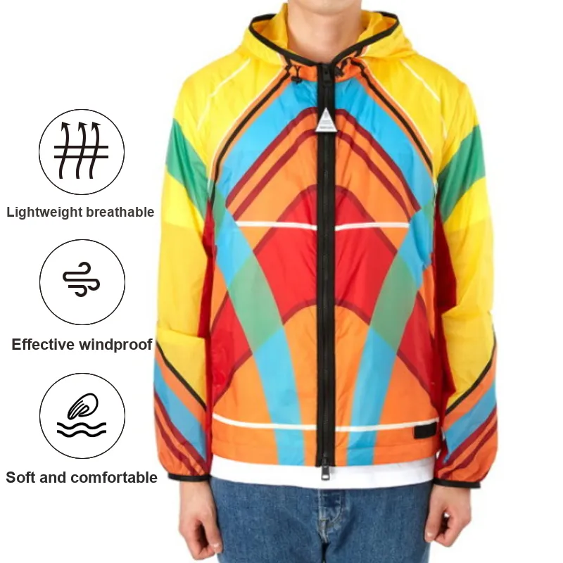 Moncler Sun Protection Clothing Men's Multicolor-7