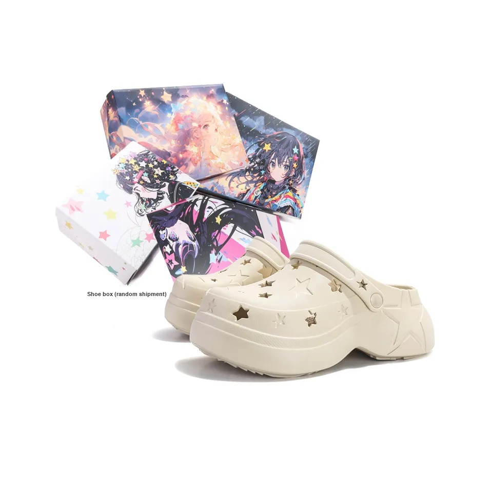 Jifffly Супер 'Звезда' Hole Superstar Коробка Звезда Сабо Унисекс