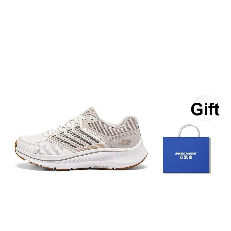 Skechers Women's GO Series Supportive And Elastic Low Top Casual Running Shoes Women's Taupe