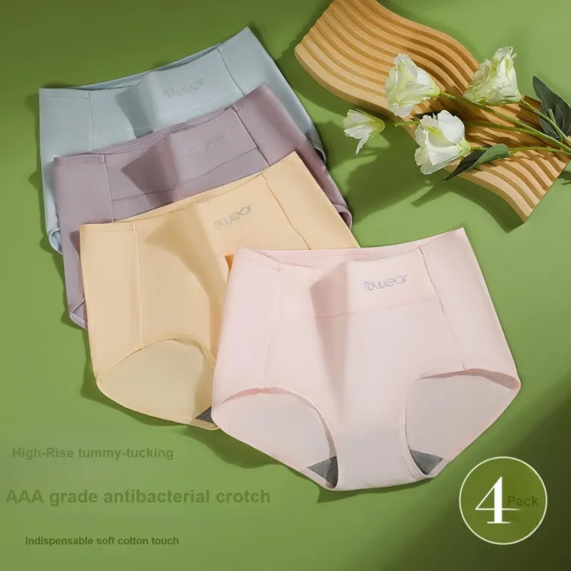 Red Bean Underpants Women's 4 Pack-2