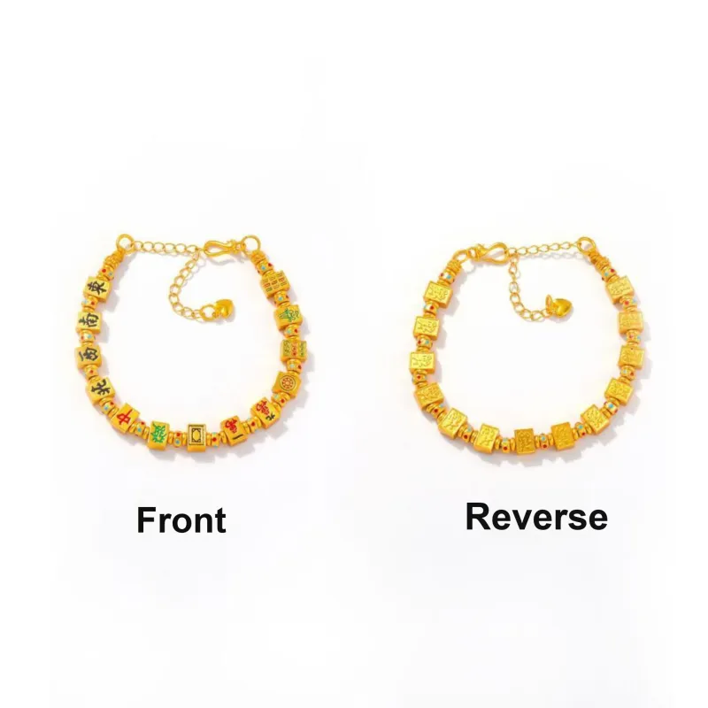 Imono Brass Gold Plated Bracelets Women's-4