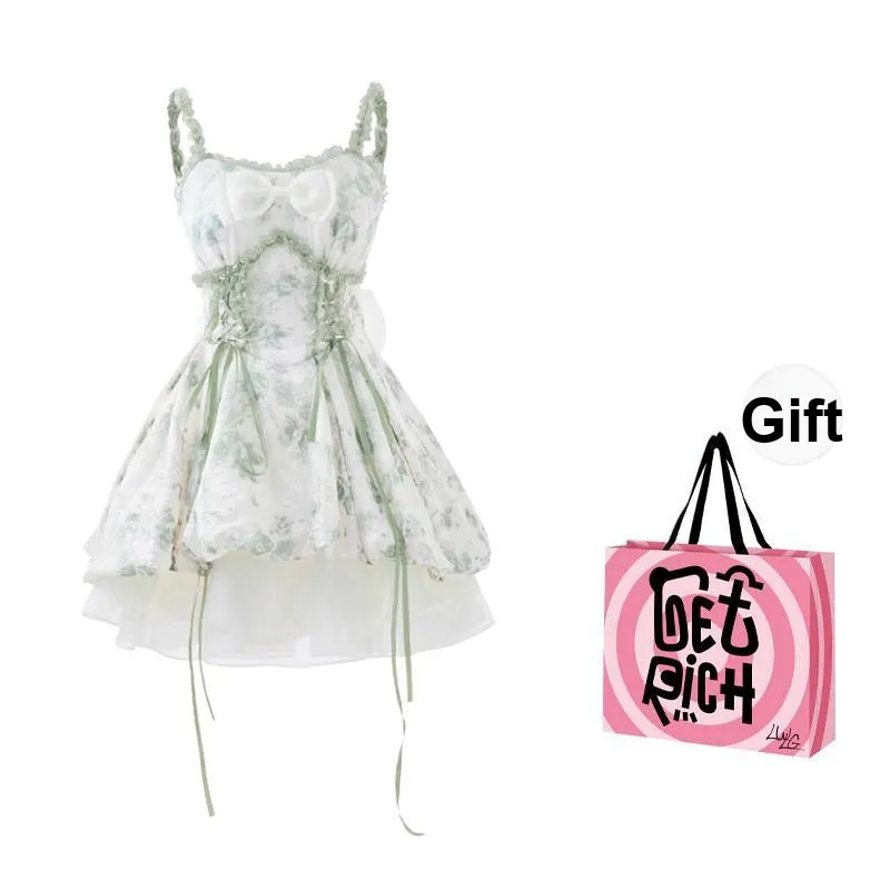 LWLG Slip Dress Women's Light Green