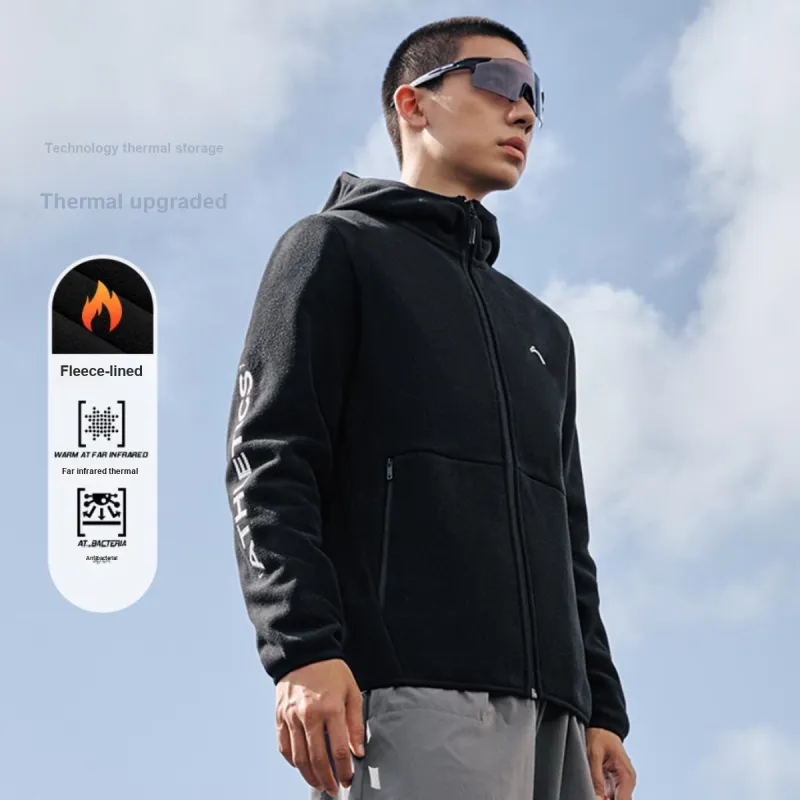 LiNing Fitness Series Jacket Men's Black-4