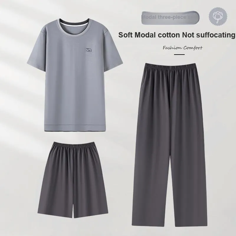 William Pajama Set Men's Image Color-1