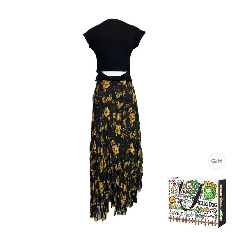 HAPG Two Piece Skirt Sets Women's-5