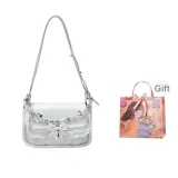 White+Pearl+Shopping Bag