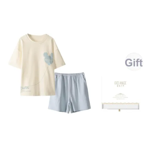 XIA.WA.ZHI.XIU Пижамный комплект женский двухкомпонентный комплект