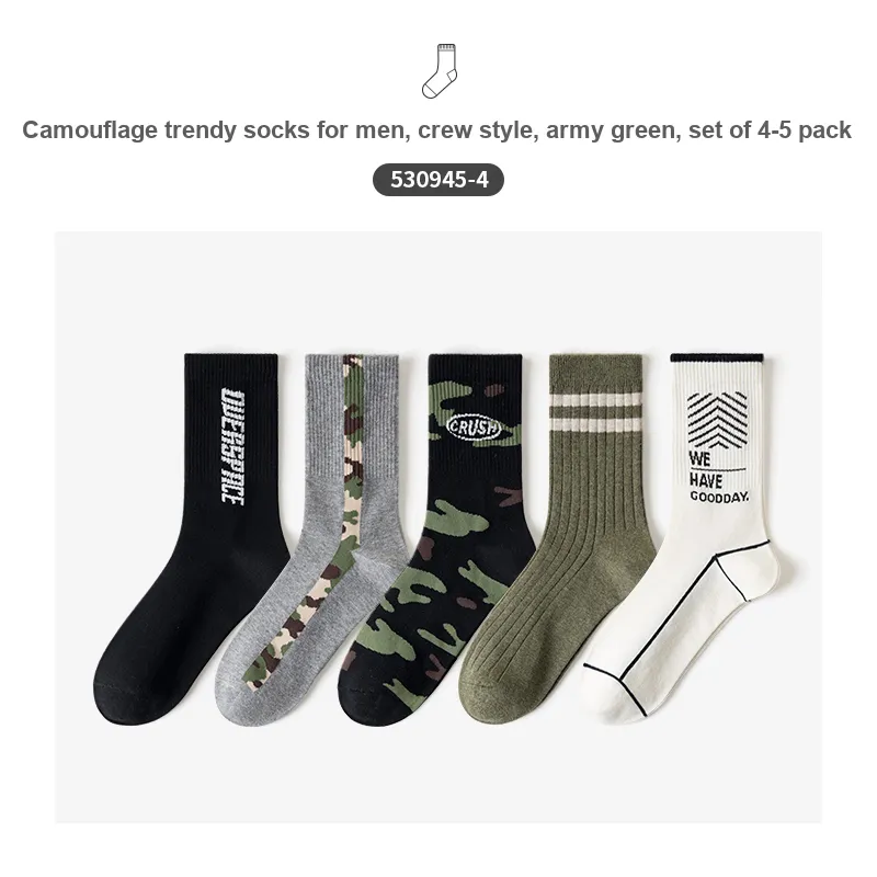 Caramella Mid Calf Socks Men's 5 Pack-35