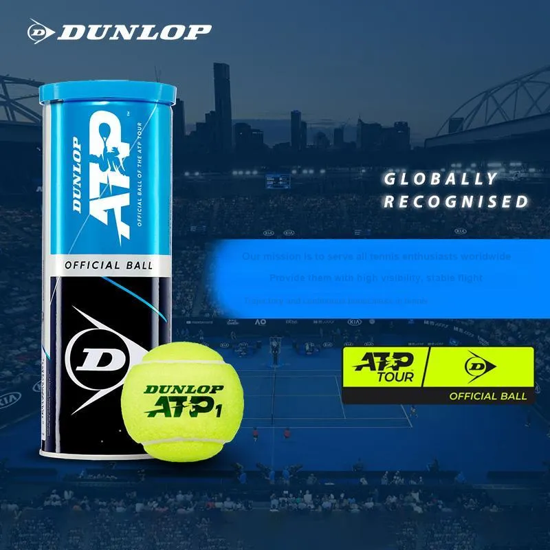 DUNLOP Tennis Balls Wool Training Ball Indoor Training Ball Yellow-1