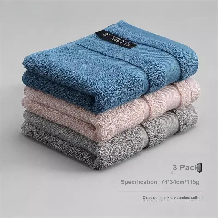 Drizzle Towel Bath Towel Solid Color-53