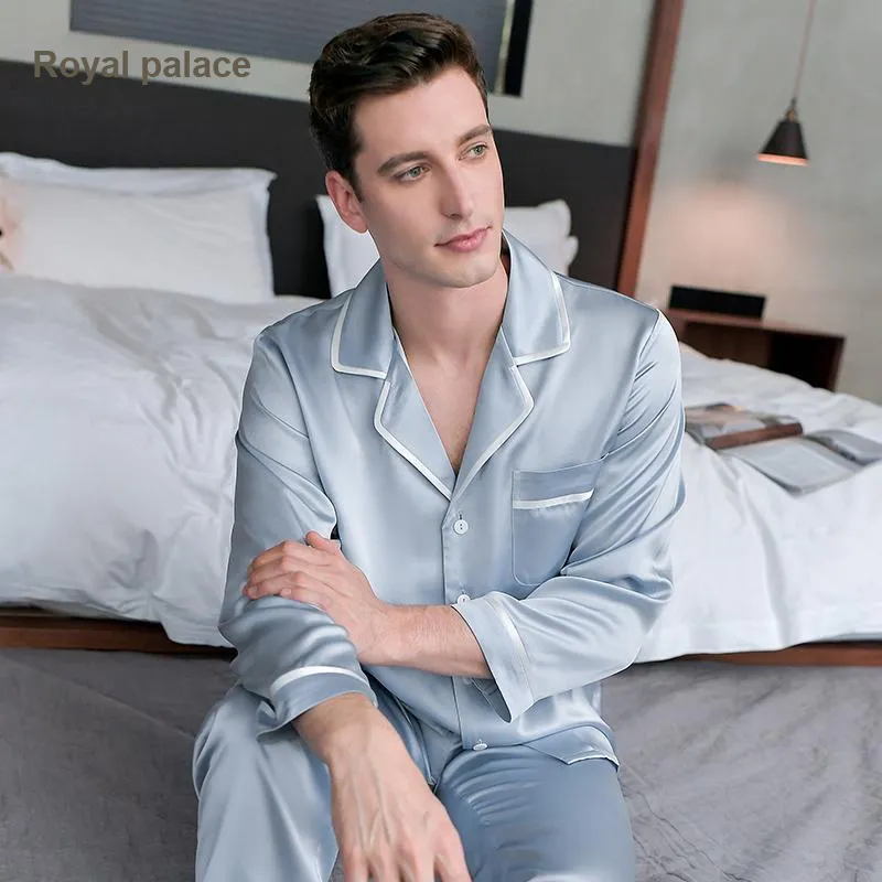 Imperial Palace Pajama Set Men's Sky Blue-3