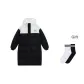 White & Black (Combed Cotton Socks Included)