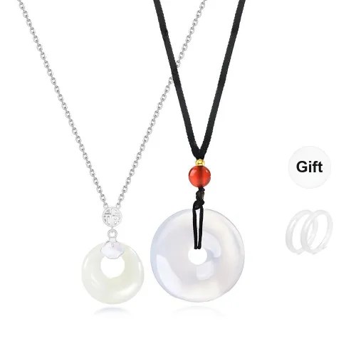 Jin Ruibang Chalcedony Necklaces Unisex