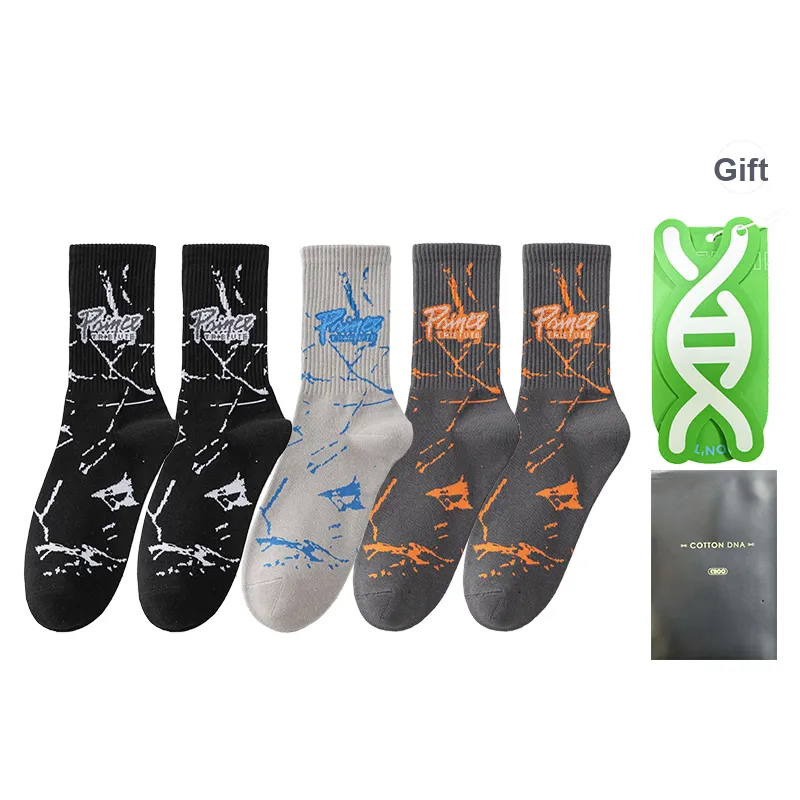Cotton Gene Mid Calf Socks Men's Box 5 Pack-11