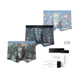 3 Pack[Birds Singing and Flowers Fragrant+Peony Crane+Red Plum Crane]