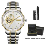 G2183S-MGW Two-Tone Gold Steel Band