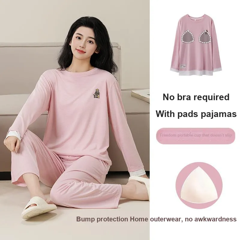 WANANNI Pajama Set Women's Pink-2