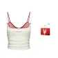 White Short-Sleeved+Plaid Bra Gift Box Set