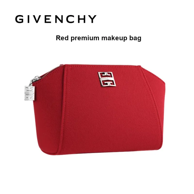 Givenchy Classic Red Makeup Storage Bags Portable-1