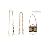 [Underarm One Shoulder]Four-Leaf Clover Chain 75cm+Decorative Chain 45cm