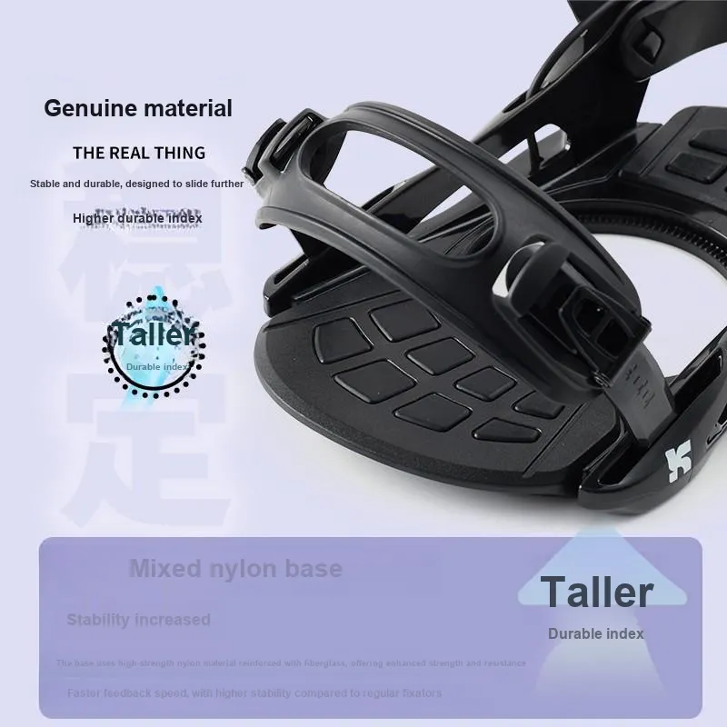 KUFUN Single Snowboard Ski Bindings Unisex-2