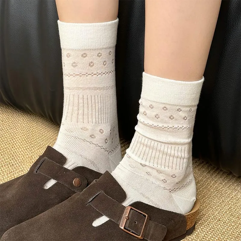 Moremoli Mid Calf Socks Women's Shopping Bag 2 Pack-5