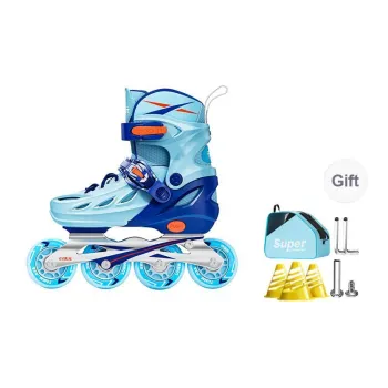 Papaison Inline Skates Outdoor Kids' Blue/Purple