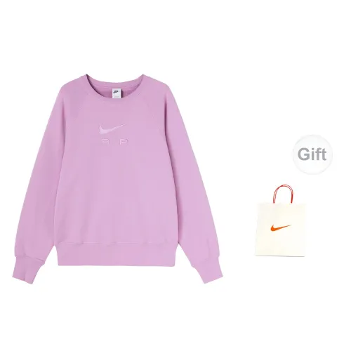 Nike Sportswear Sweatshirts Unisex Purple Sweatshirt+Gift Bag