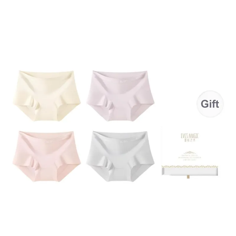 XIA.WA.ZHI.XIU Underpants Women's Shopping Bag 4 Pack-15