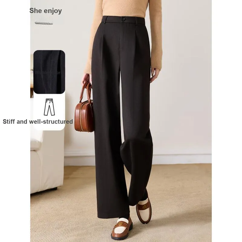 She Enjoys Casual Pants Women's Black-3