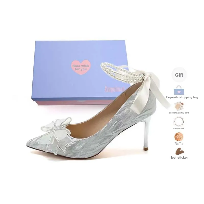 Xingdiman Slim Heel High Heels 8cm 6cm Women's-4