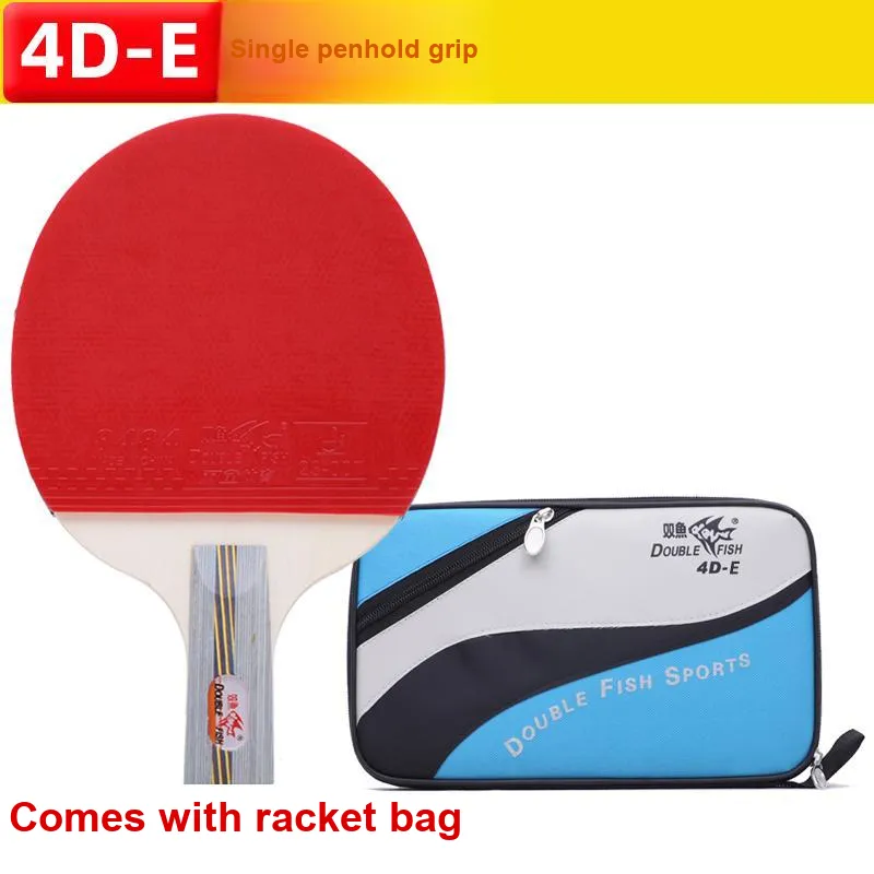 DOUBLEFISH Ping Pong Paddles Unisex Pure Wood Red-1