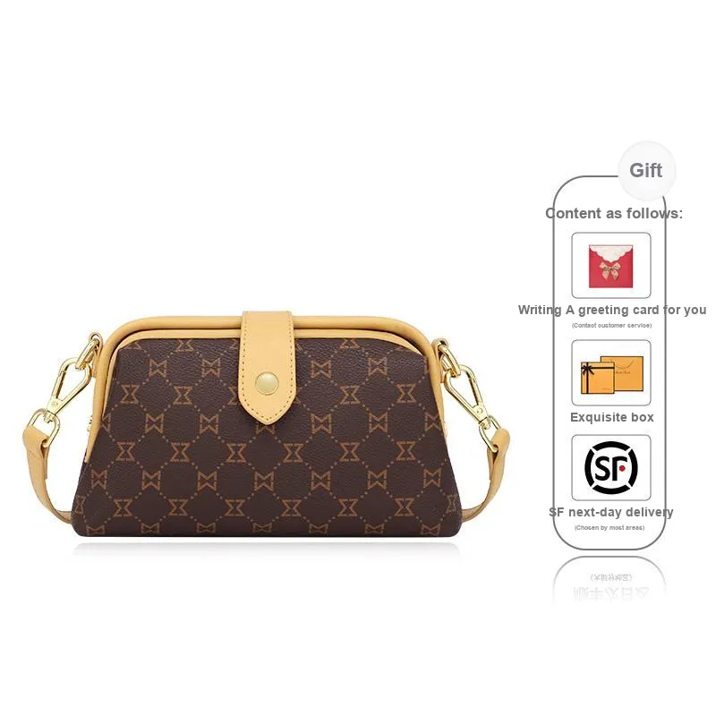 MashaLanti PVC And Synthetic Leather Crossbody Bags Shoulder Bags Women's Dark Brown & Apricot-0