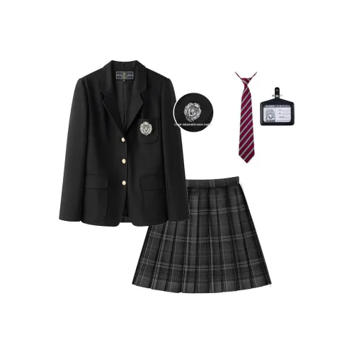 Tokyo Season Tengchuan Черный + Углеродное волокно Pen + Маленькие предметы Женская униформа