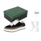 Black/Brown/White (Comes with Socks)