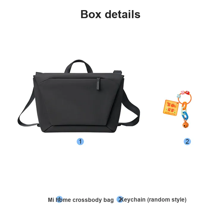MI Polyester Crossbody Bag Unisex-10