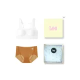 Orange Underpants+White Bra