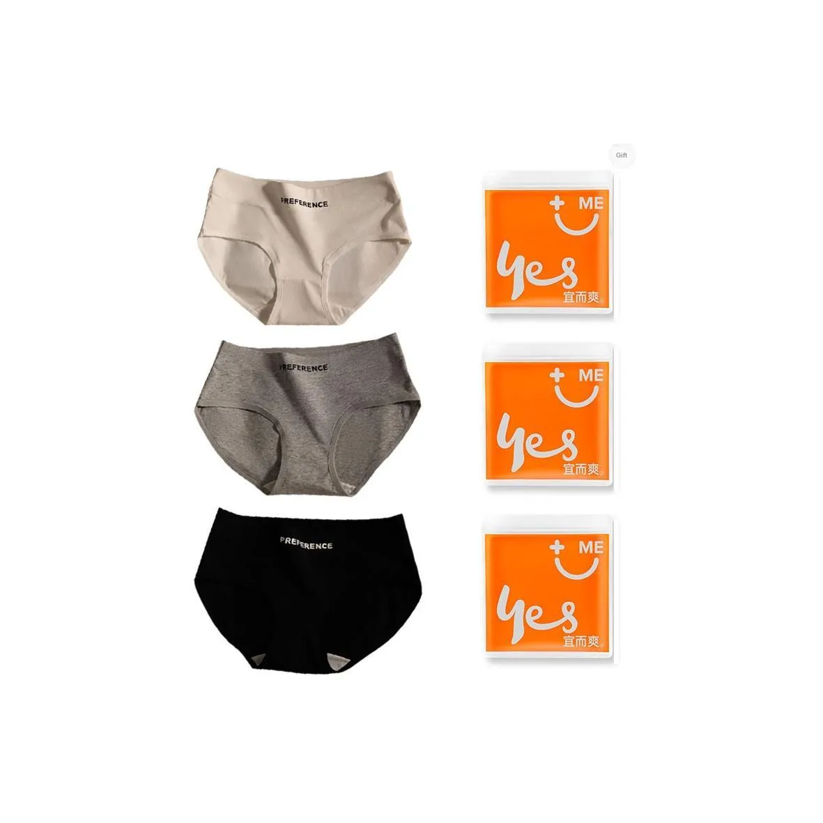 Женское нижнее белье сумка для покупок 3 штуки